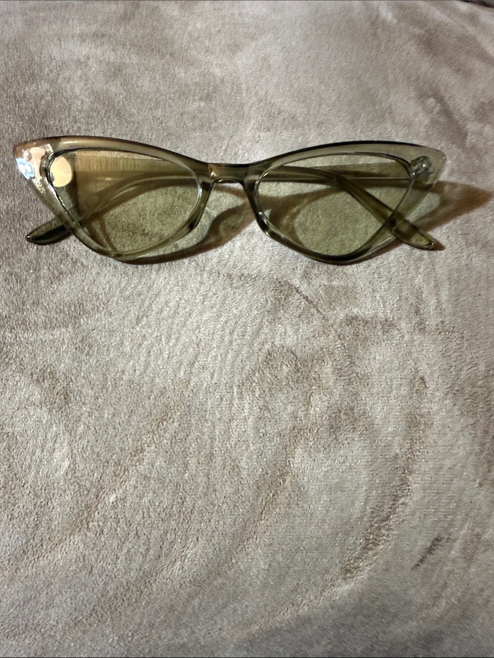 Olive Green Cat Eye Sunglasses - Women Accessories